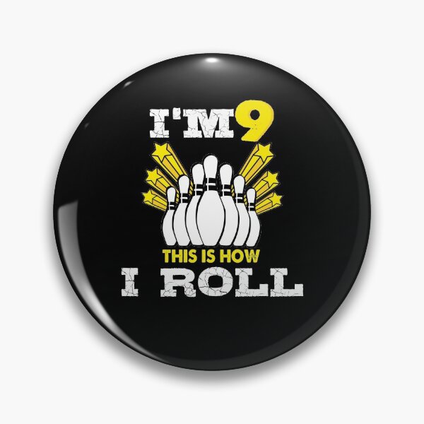 Item preview, I'm 9 This is How I Roll Bowling, Funny Kids 9 Year Old Birthday Party Gift designed and sold by PrintOfi.