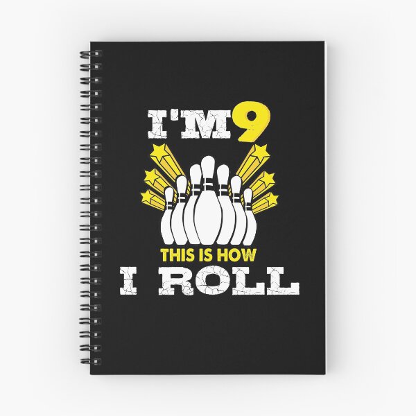 Item preview, I'm 9 This is How I Roll Bowling, Funny Kids 9 Year Old Birthday Party Gift designed and sold by PrintOfi.