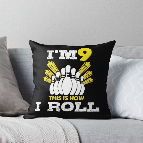 Item preview, I'm 9 This is How I Roll Bowling, Funny Kids 9 Year Old Birthday Party Gift designed and sold by PrintOfi.