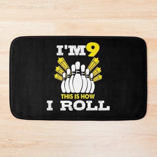 Item preview, I'm 9 This is How I Roll Bowling, Funny Kids 9 Year Old Birthday Party Gift designed and sold by PrintOfi.