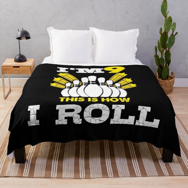 Item preview, I'm 9 This is How I Roll Bowling, Funny Kids 9 Year Old Birthday Party Gift designed and sold by PrintOfi.