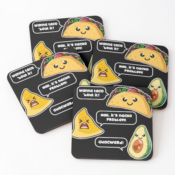 Item preview, Nacho Problem Taco Burrito Pun Gift Idea design designed and sold by Lisbob.