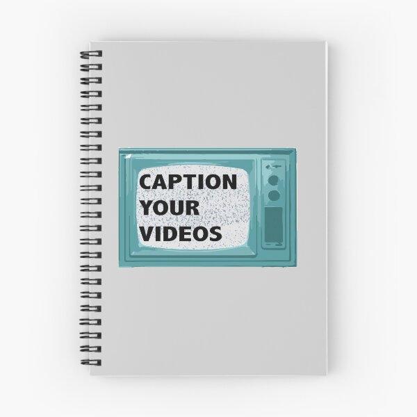 Item preview, "Caption Your Videos" TV designed and sold by sasspar.
