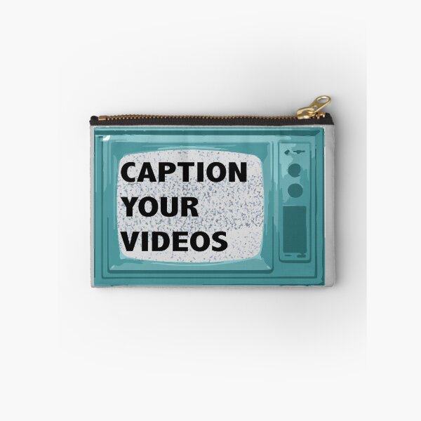 Item preview, "Caption Your Videos" TV designed and sold by sasspar.