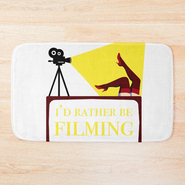 Item preview, Id Rather Be Filming Movie Director Film Maker print designed and sold by Lisbob.