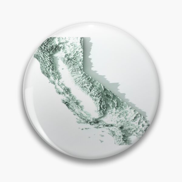 Item preview, 3D Map of California digitally rendered  designed and sold by ThinkAboutMaps.