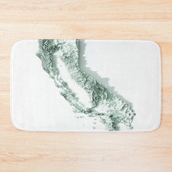Item preview, 3D Map of California digitally rendered  designed and sold by ThinkAboutMaps.