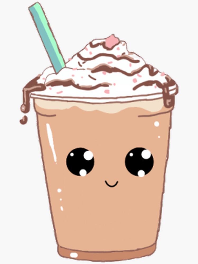 Starbucks Coffee Frappe Cat Kitty Starbies Cold Brew Frappuccino Stickers  134