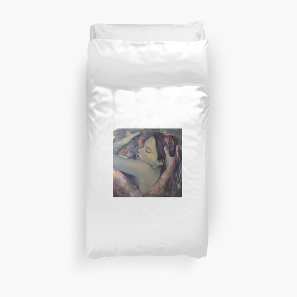 Romance with a Chimera Duvet Cover