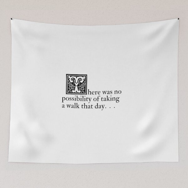 Item preview, Jane Eyre- There was no possibility of taking a walk that day designed and sold by erinaceous.
