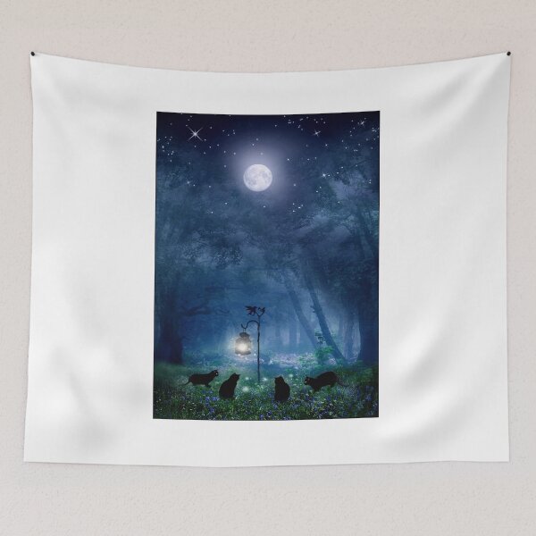 Item preview, The Witches Cats - Full Moon version designed and sold by Angie Latham.
