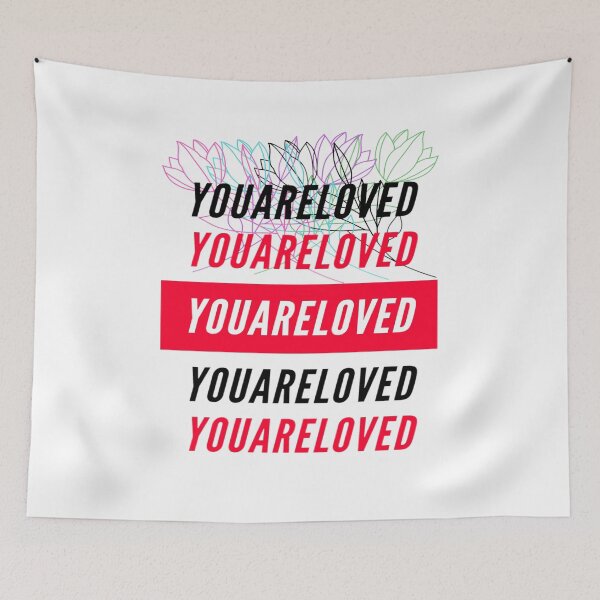 Item preview, You are loved Flowers designed and sold by lovesuperkarma.