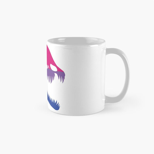 Item preview, Bi Pride Dilophosaurus Skull designed and sold by TheDoodleFox.