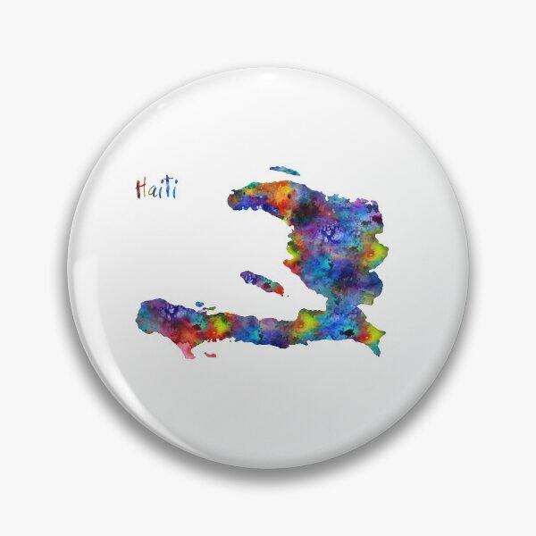Item preview, Haiti map designed and sold by Rosaliartbook.