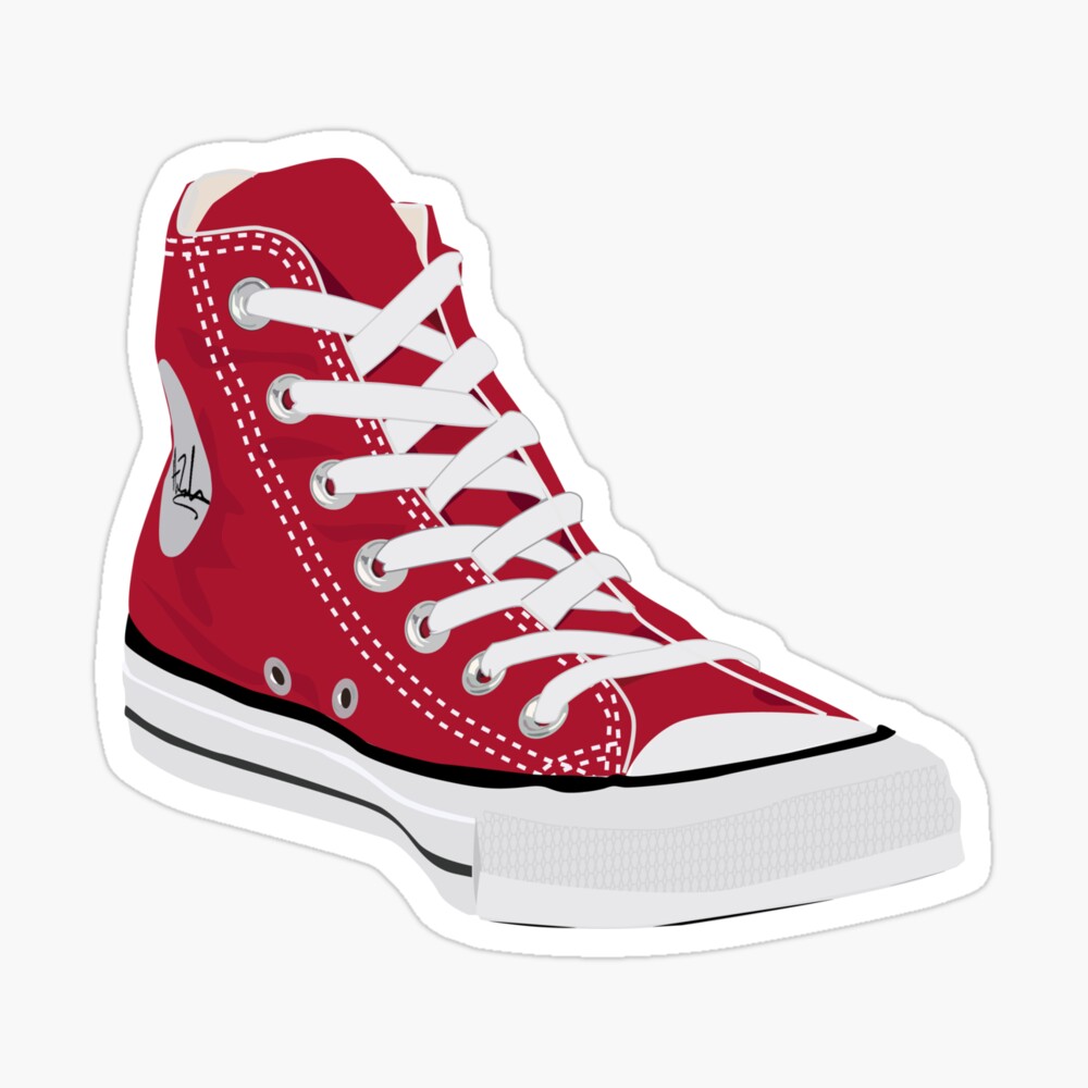 red converse tennis shoes