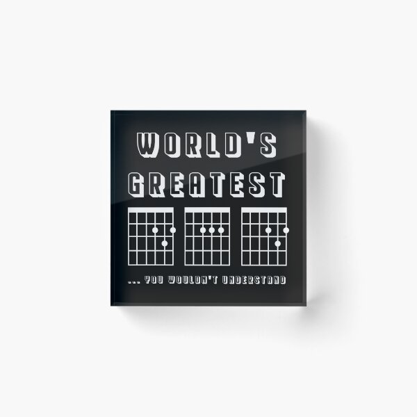 Item preview, world's greatest dad guitar chord designed and sold by Thedoode.