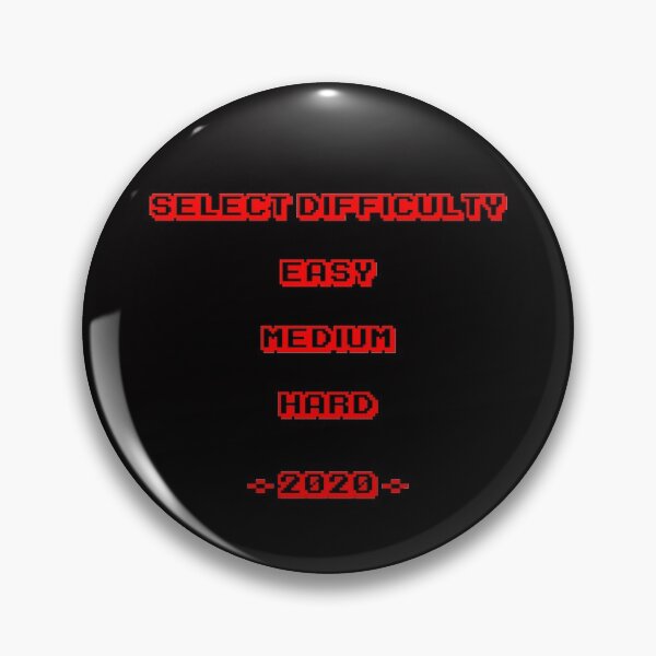Item preview, Select Difficulty (Red) designed and sold by DafyddEm.