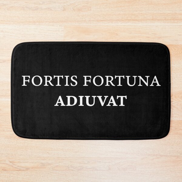Item preview, Fortis fortuna adiuvat | motivational,motivation quote | black and white designed and sold by Kinisis.