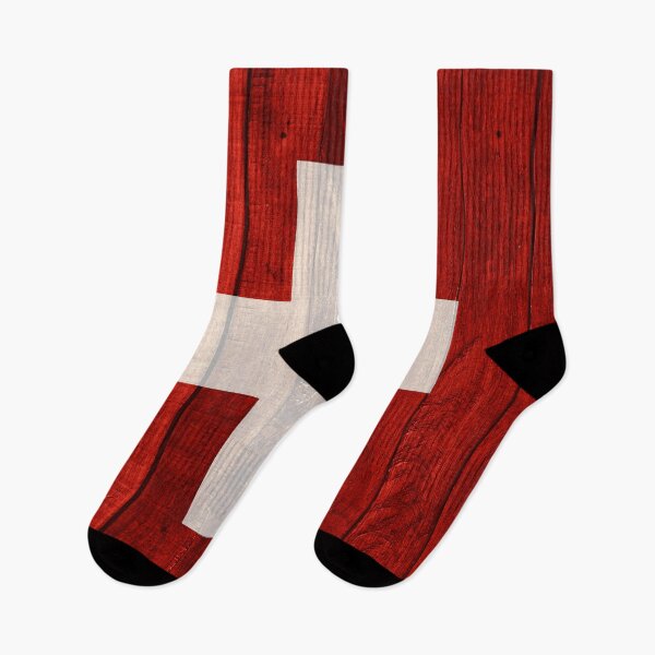 Item preview, Wood flag of Switzerland Woodwork Carpenter Rustic Flags  designed and sold by Dr-Pen.