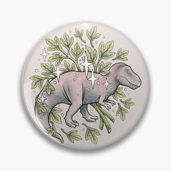 Item preview, Tyrannosaurus & Sassafras | Dinosaur Botanical Art designed and sold by OMEGAFAUNA.