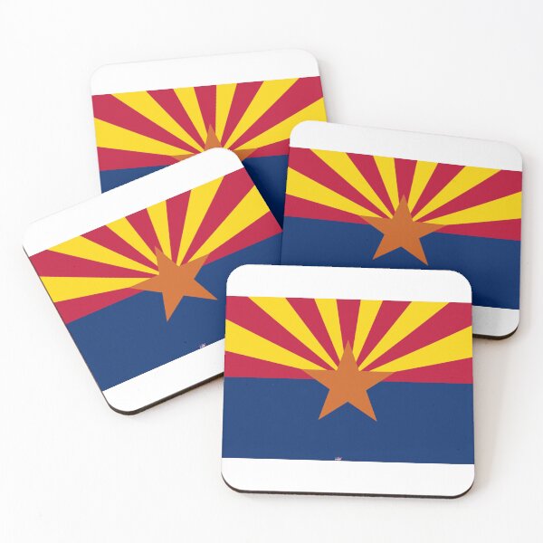 Item preview, ARIZONA STATE FLAG PRIDE MASK PIN TEE designed and sold by denisetees.