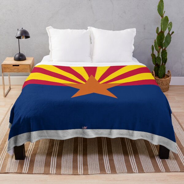 Item preview, ARIZONA STATE FLAG PRIDE MASK PIN TEE designed and sold by denisetees.