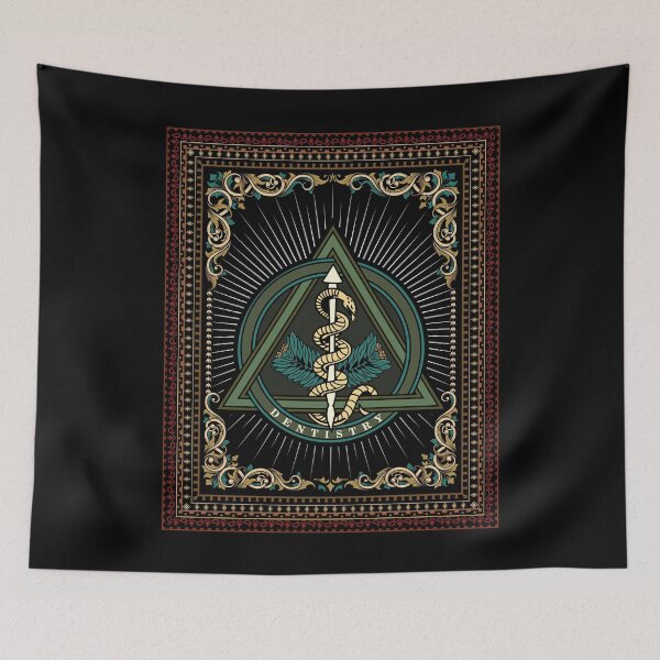 Item preview, Vintage Dentistry Dental Ornamental Logo designed and sold by javaneka.