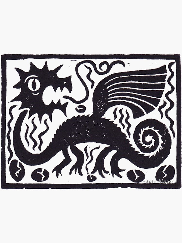 "Basilisk" Sticker for Sale by StefanMarkos Redbubble