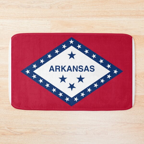 Item preview, ARKANSAS STATE FLAG PRIDE MASK PIN TEE designed and sold by denisetees.