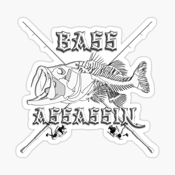 Bass Assassin  Sticker for Sale by wil2liam4