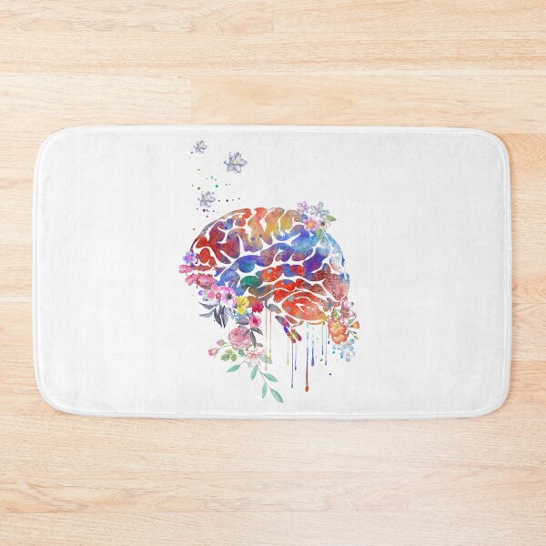 Item preview, Brain anatomy, floral brain designed and sold by Rosaliartbook.