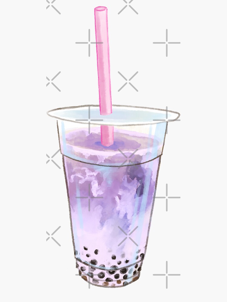 cute taro bubble tea