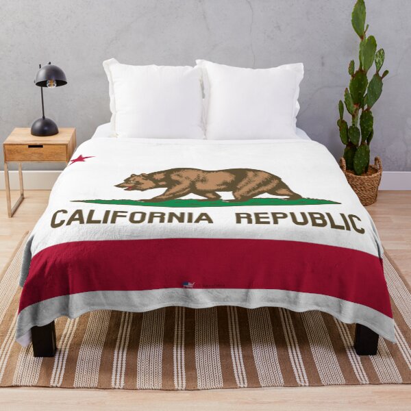 Item preview, CALIFORNIA STATE FLAG PRIDE MASK PIN TEE designed and sold by denisetees.