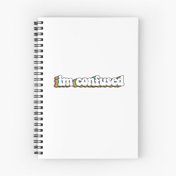 Item preview, im confused sticker designed and sold by chachels.