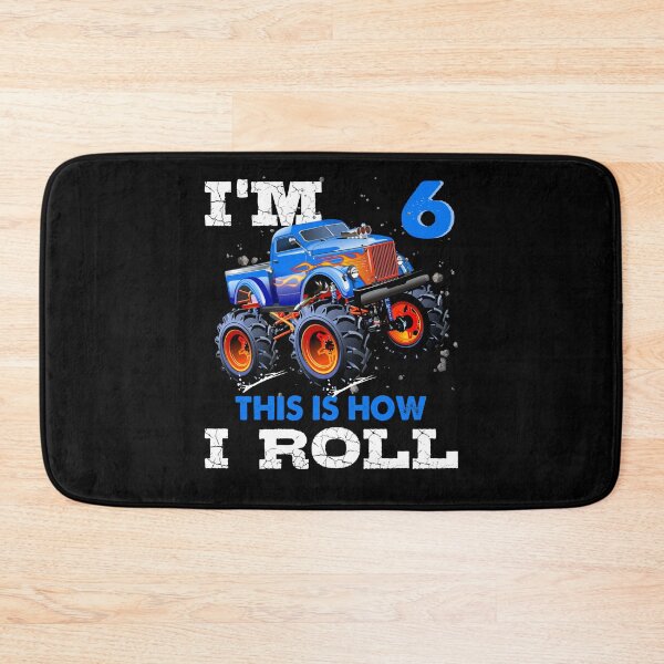 Item preview, I'm 6 This is How I Roll Monster Truck, Funny Kids 6 Year Old Birthday Party Gift designed and sold by PrintOfi.