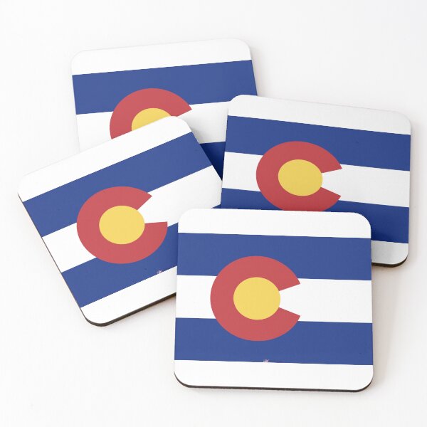 Item preview, COLORADO STATE FLAG PRIDE MASK PIN TEE designed and sold by denisetees.