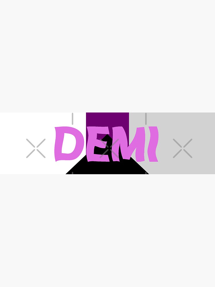 Demisexual Pride Flag With Text Sticker For Sale By Nabibibi Redbubble