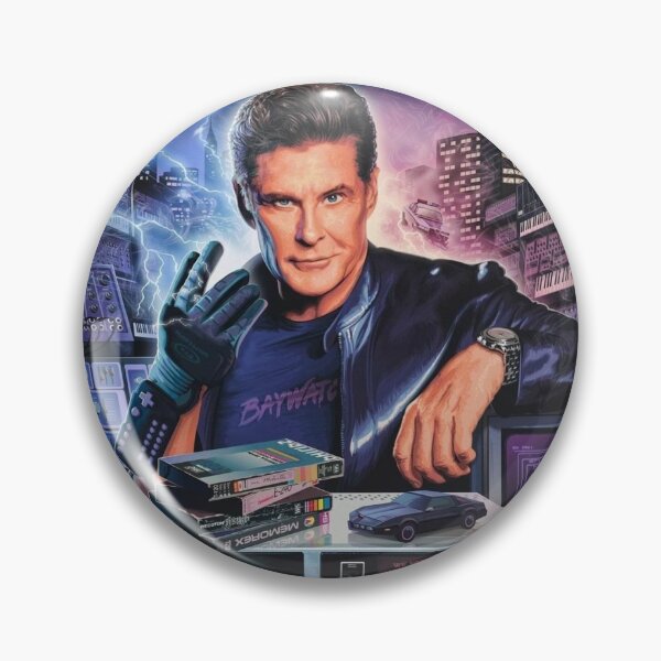 Item preview, David Michael Hasselhoff As Michael Knight With KITT On Knight Rider designed and sold by Stephen Chambers.