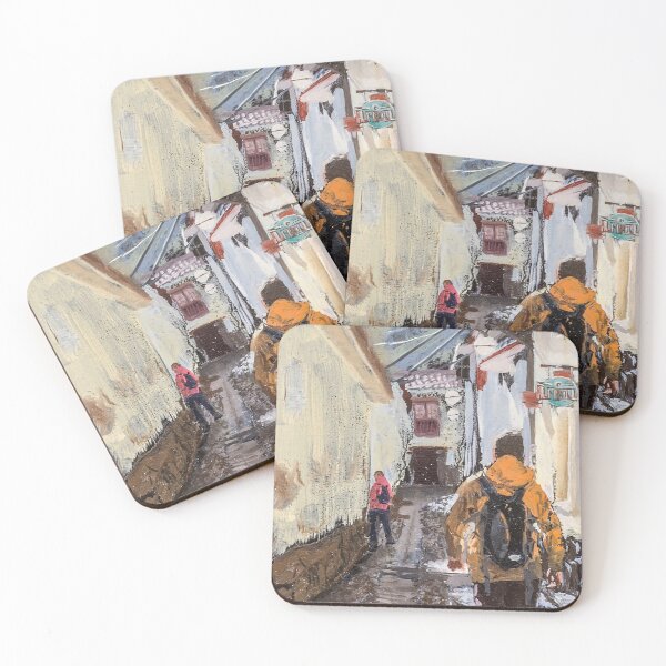 Item preview, Backpacking in Cusco  | A Painting of Peru designed and sold by Jacob la Cour.
