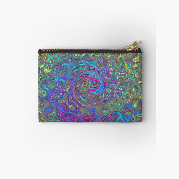 Item preview, Trippy Fuchsia and Blue Abstract Retro Swirl designed and sold by myrubiogarden.