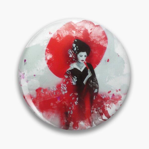 Item preview, Japanese Geisha Abstract designed and sold by vivalarevolucio.
