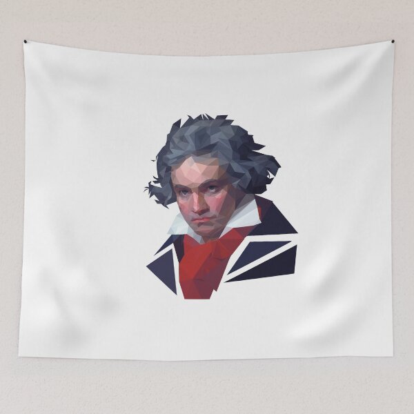 Item preview, Beethoven Polygonal designed and sold by vivalarevolucio.