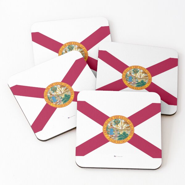 Item preview, FLORIDA STATE FLAG PRIDE MASK PIN TEE designed and sold by denisetees.