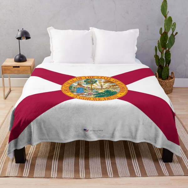 Item preview, FLORIDA STATE FLAG PRIDE MASK PIN TEE designed and sold by denisetees.
