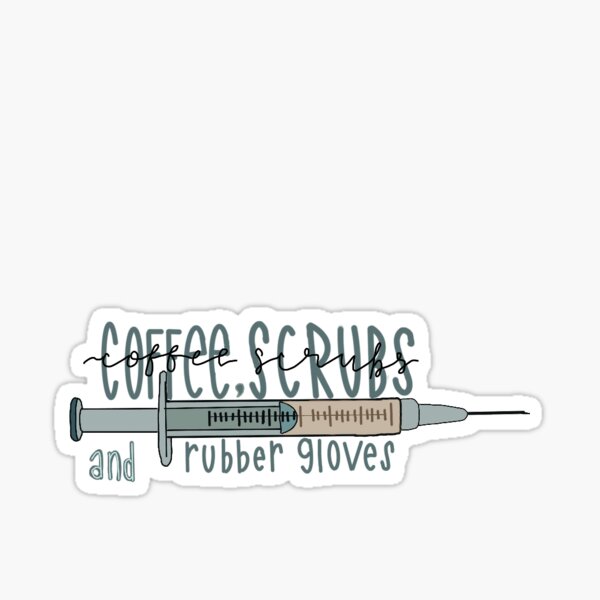 Vista previa del artículo con la obra «ENFERMERA PEGATINA DE CAFÉ», diseñado y vendido por mikaylamc.