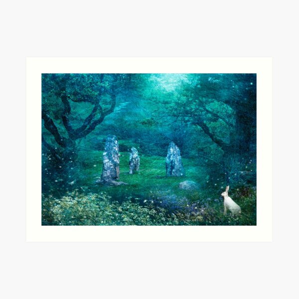 The Maiden, Mother & Crone Ancient Standing Stones Art Print