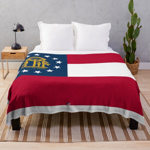 Item preview, GEORGIA STATE FLAG PRIDE MASK PIN TEE designed and sold by denisetees.