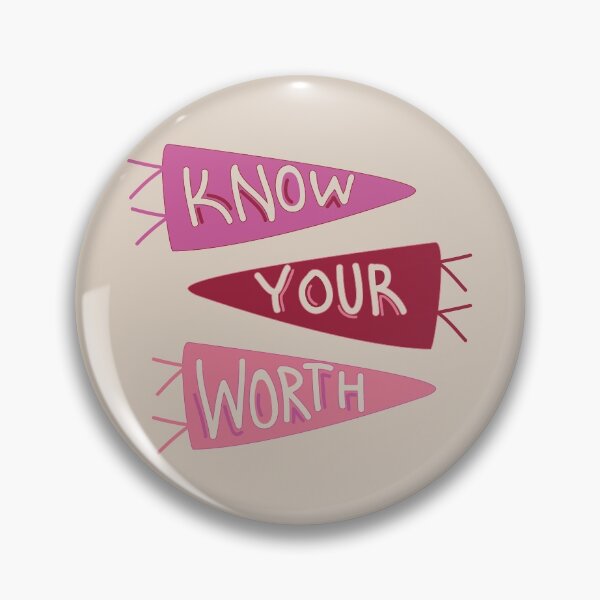 Item preview, know your worth designed and sold by gretchenhunt.
