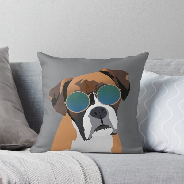 Item preview, Boxer Dog wearing Sunglasses designed and sold by KCPetPortraits.