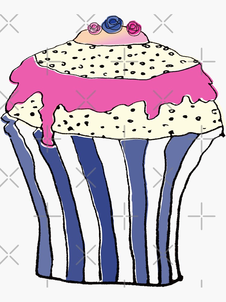 "Candy Cupcake" Sticker by fhjr2002 Redbubble